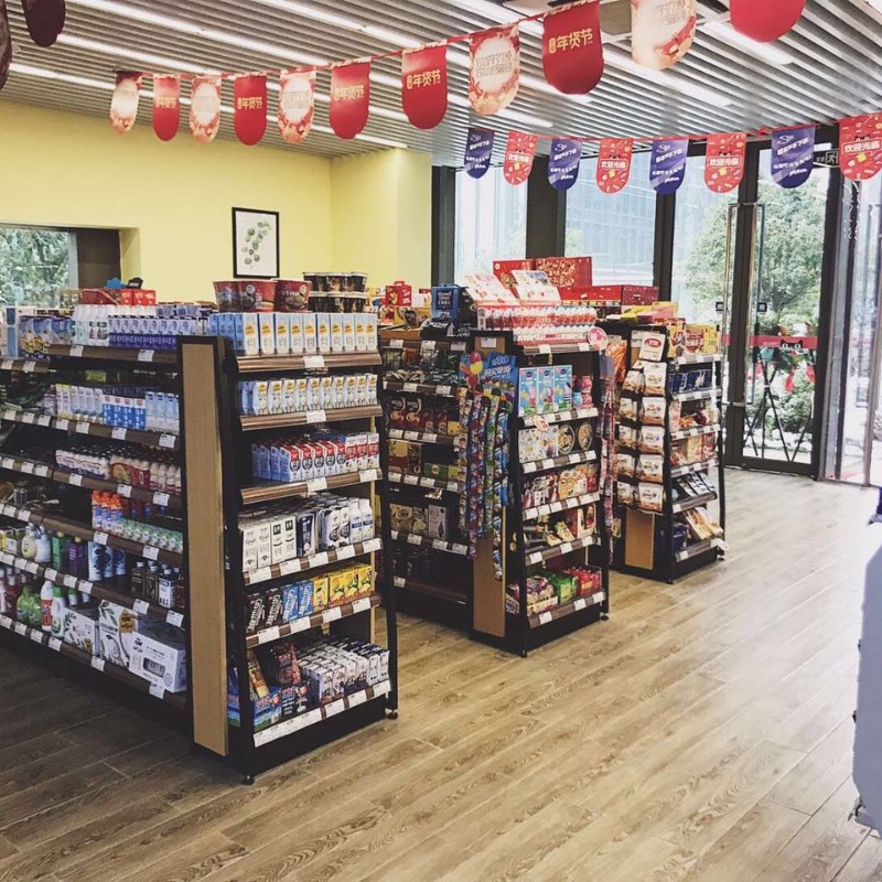 Convenience store shelf