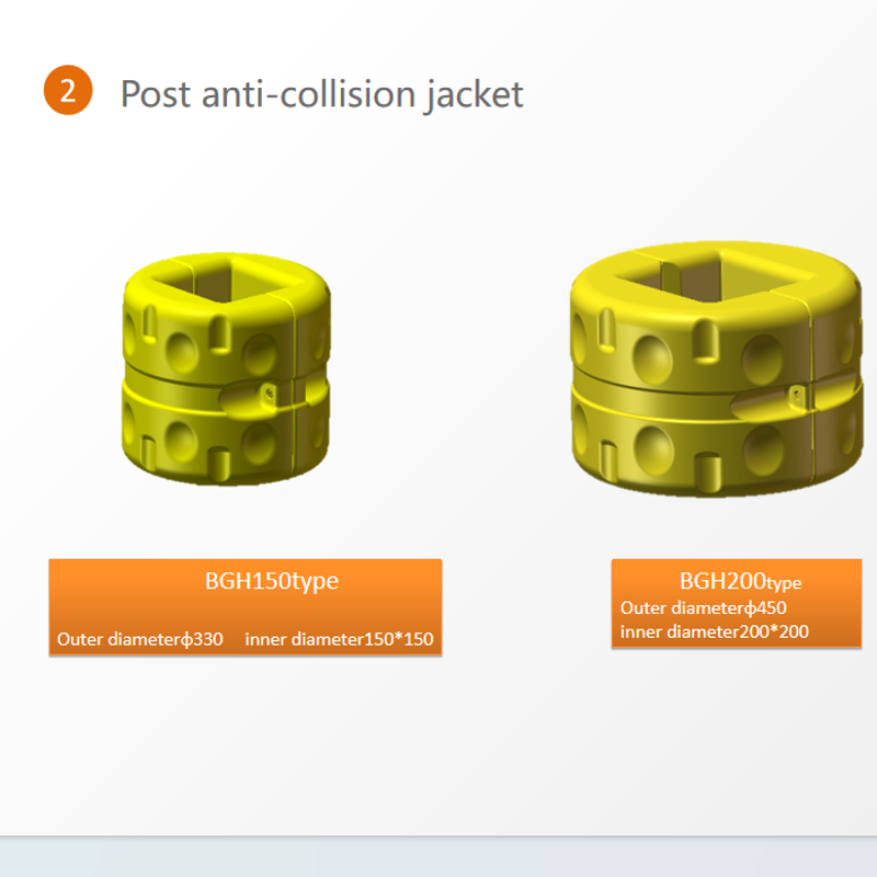 Post anti-collision jacket