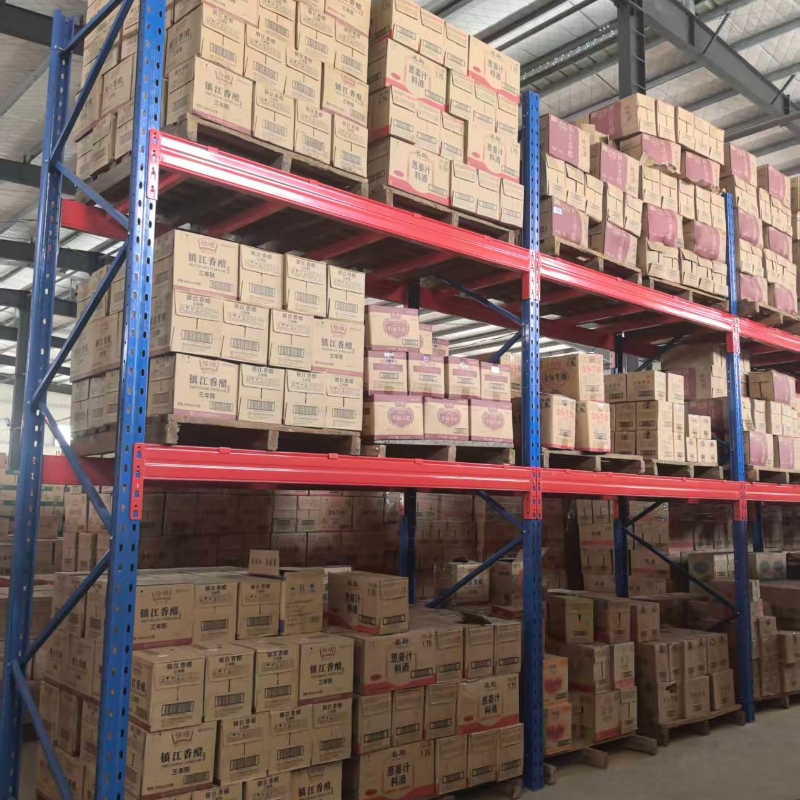 Beam warehouse shelves