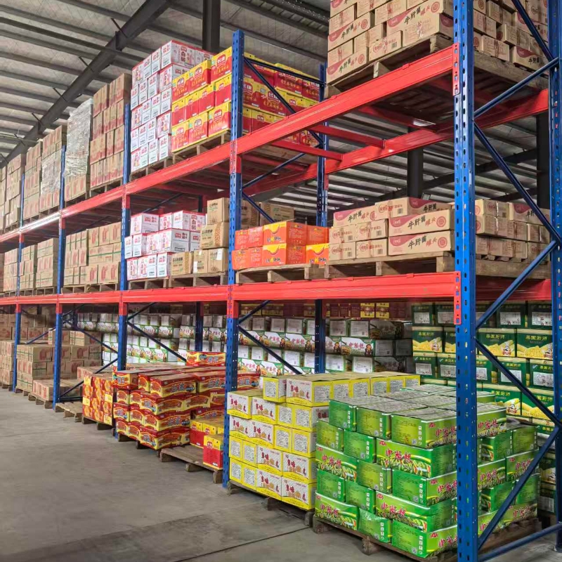 Beam warehouse shelves