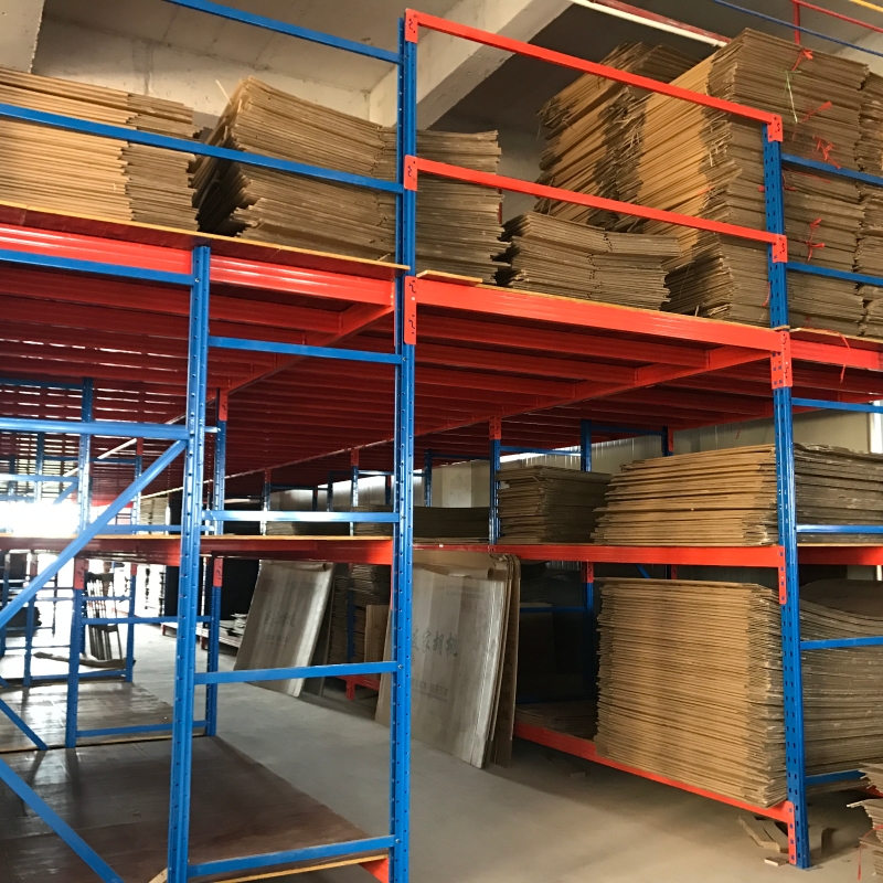 Mezzanine platform racking