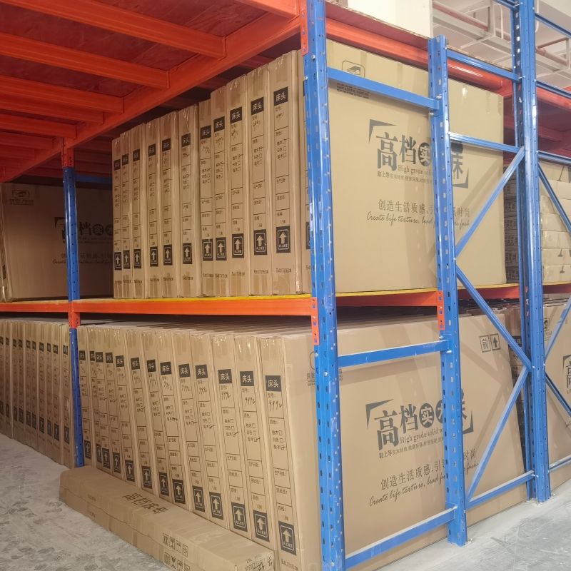 Mezzanine platform racking