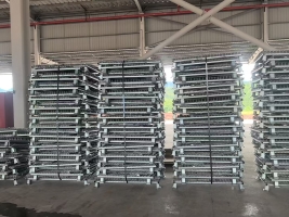 Warehouse storage folding storage cages