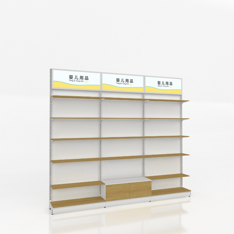 Floor-standing shelving unit/display rack with 5 shelves