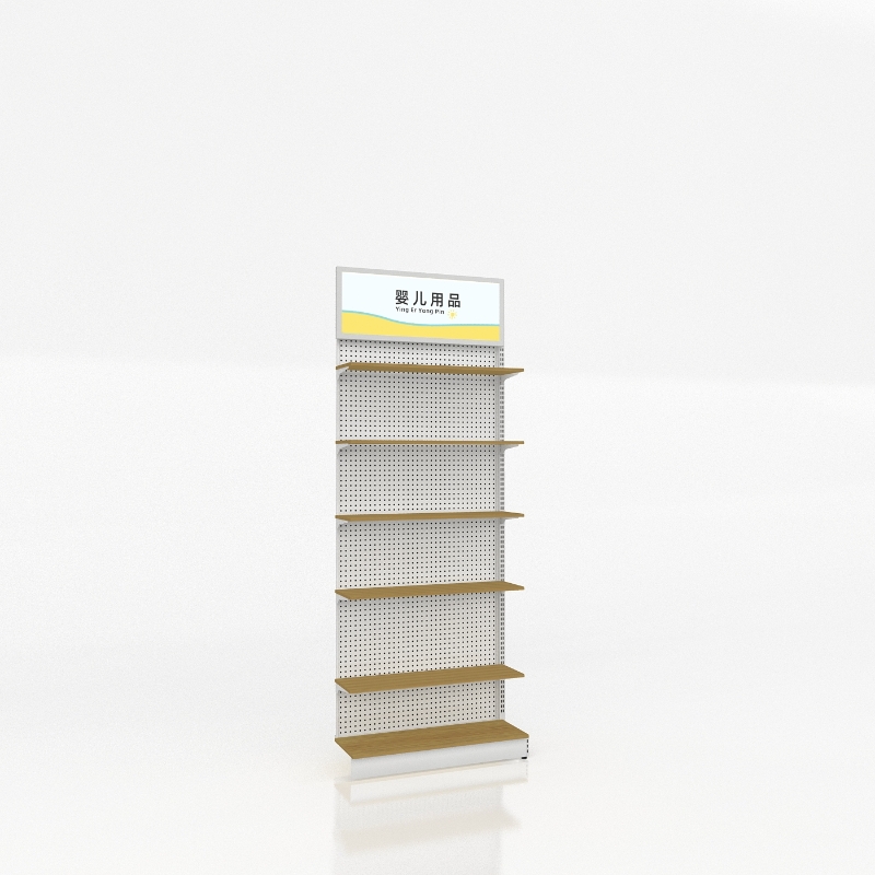 Floor-standing shelving unit/display rack with 5 shelves