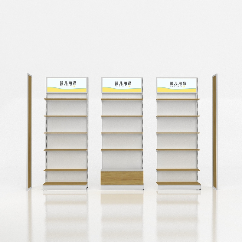 Floor-standing shelving unit/display rack with 5 shelves