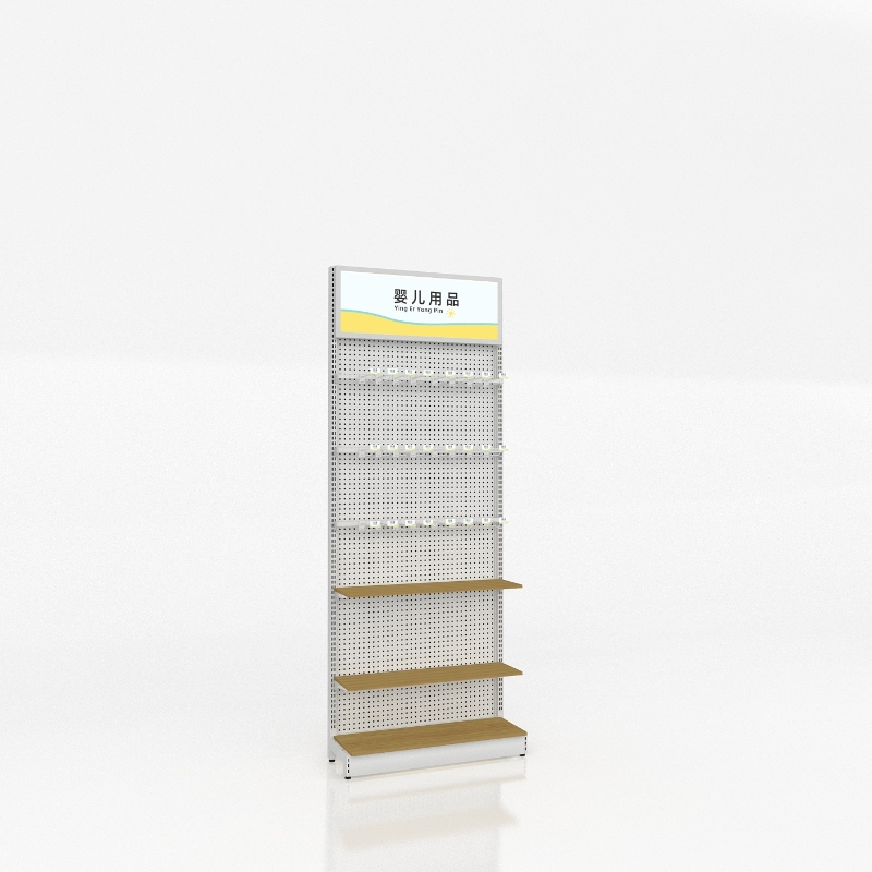 Floor-standing shelving unit/display rack with 5 shelves