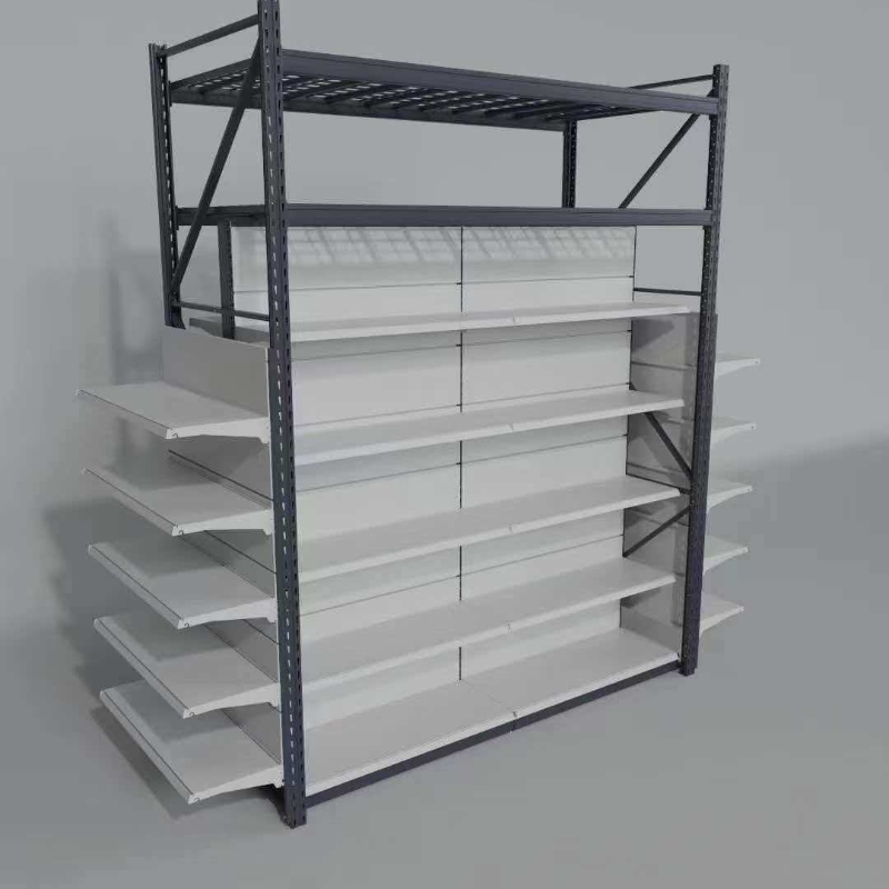 Heavy-duty commercial shelving