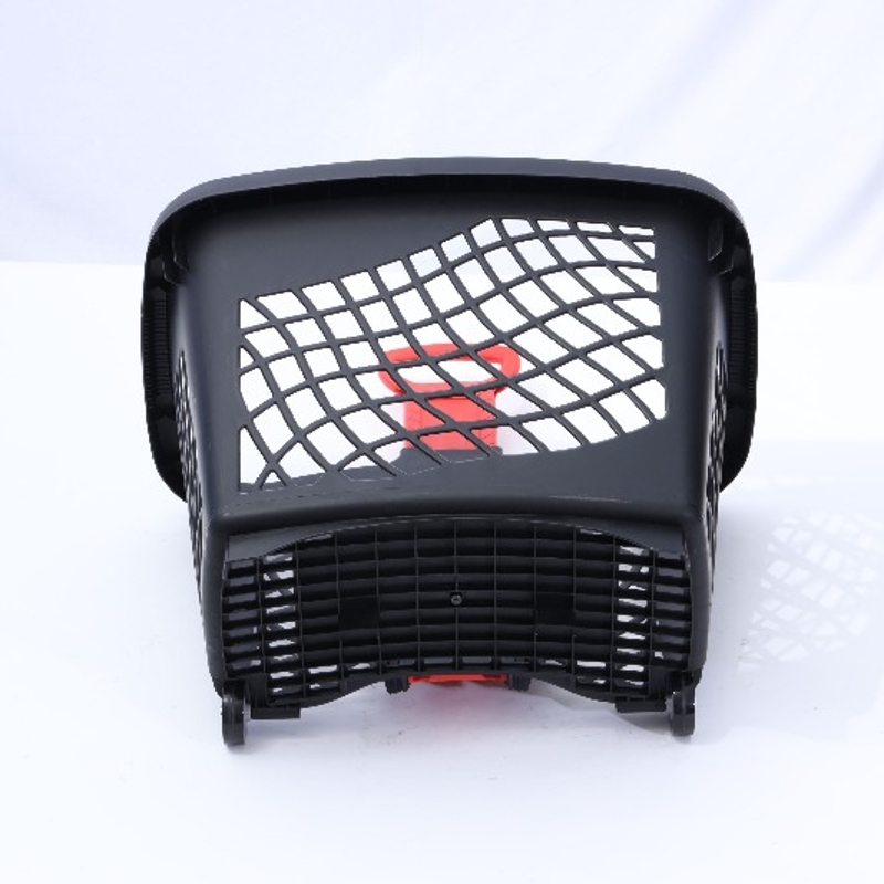 wheeled shopping basket