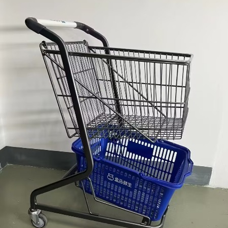 Supermarket, shopping cart