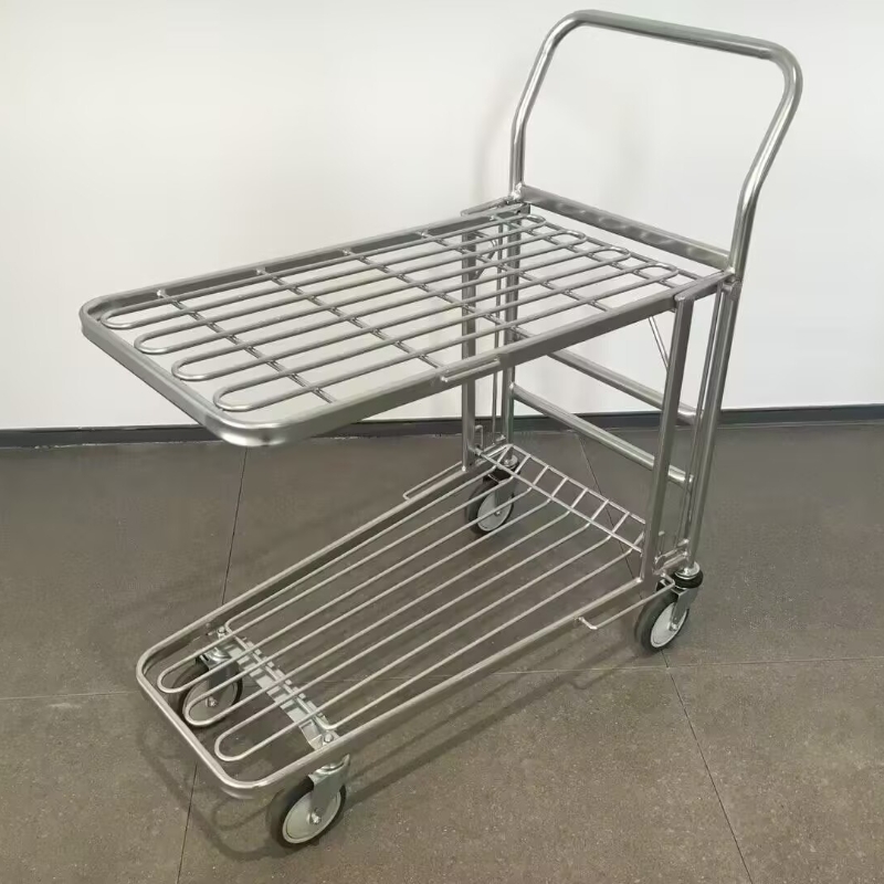 Supermarket and store shopping carts and trolleys